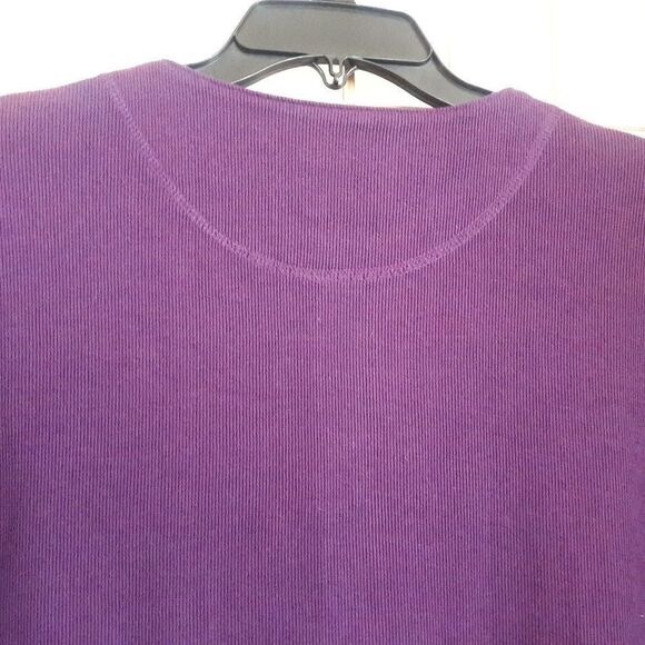 Bechamel Purple Button Front Cardigan Sweater Sz M - Picture 2 of 5